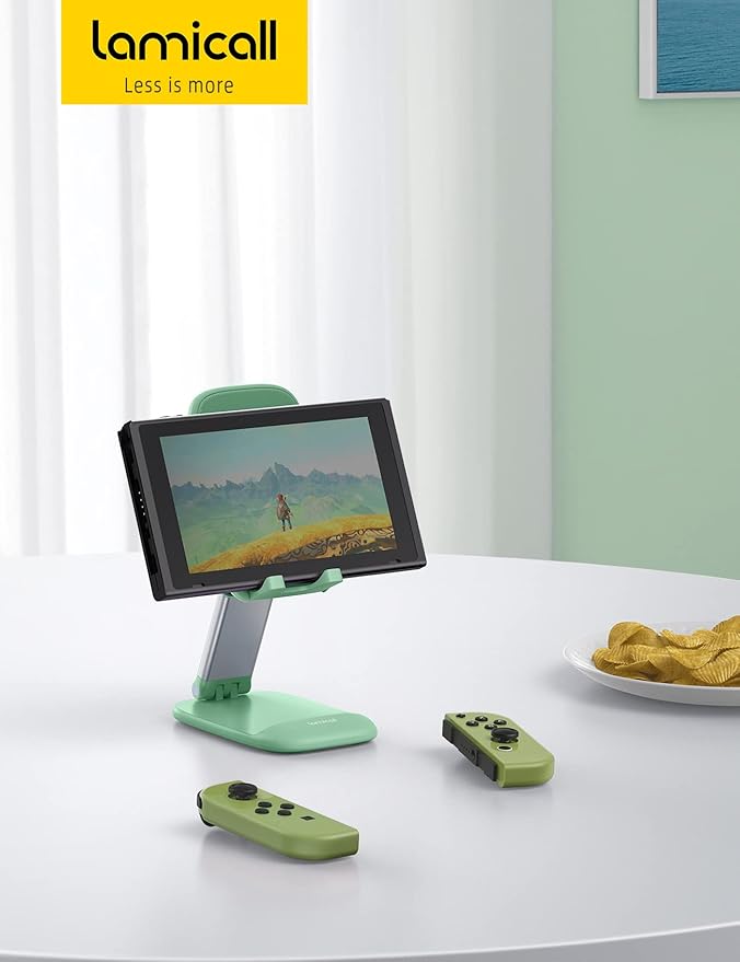 Lamicall Easter Basket Stuffers for Teens Girls Boys Cell Phone Stand, Light Green Cell Phone Holder, Easter Basket Essentials, Desk Accessories & Workspace Organizers, Telephone Stands