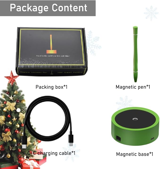 Ballpoint Pen with Magnetic Levitation&USB C Hub Dock,4-in-1 Adapter with Gigabit Ethernet,Ultimate Christmas Business Gift for Successful Professionals,Tech Enthusiasts,Pentel Pens&Sign Pen Users