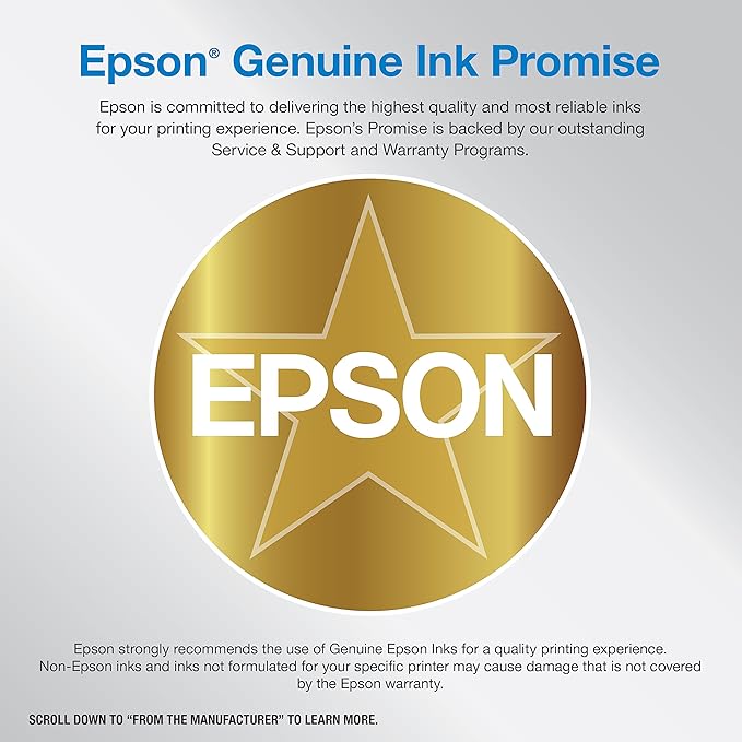 Epson EcoTank ET-2800 Wireless Color All-in-One Cartridge-Free Supertank with Scan and Copy, The Ideal Basic Home Printer - Black