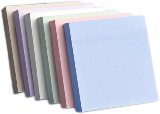 Sticky Notes 3x3 Inches,6 Color Self-Stick Note Pads, 600 Sheets Total, Wanderlust Pastels Collection,Bright Assorted Colors & Vintage Colors, Sticky Note for Office, School, Home and Notebooks