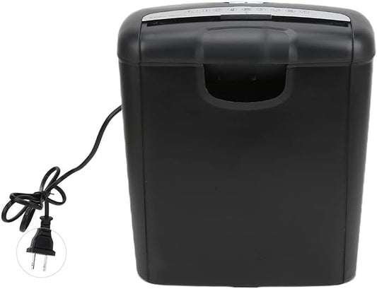 Paper Shredder, Portable Mini Paper Grinder File Shredder Mute Intelligent Shutdown Compact Overheat Protection File Shredder Desktop Shredding Machine for School Office Home Use(#2)