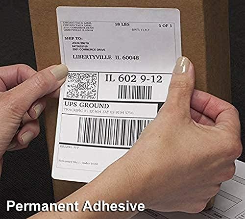 Shipping Labels with Rounded Corner, 8.5 x 5.5 Inches Half Sheet Self Adhesive Shipping Address Labels for Laser and Inkjet Printer, 2000 Sheets 4000