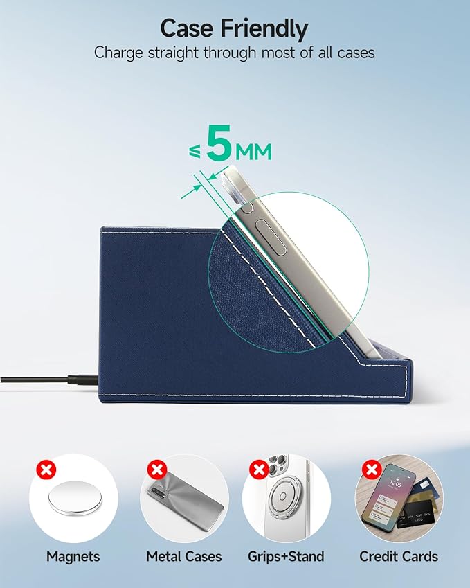 Desk Organizer with Charging Station, Nightstand Organizer Phone Docking Station, Men Gift Husband Wife Anniversary Dad Birthday Nightstand Purse Father Graduation Male Travel Idea Gadgets