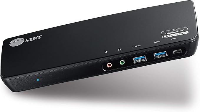 SIIG USB Type C 4K Triple Monitor Docking Station - Triple 4K@60Hz or Single 5K@60Hz Video Laptop Dock with 85W Charging - 1x HDMI, 2x DisplayPort, 5x USB Ports for Windows PC & MacBook (JU-DK0B11-S1)