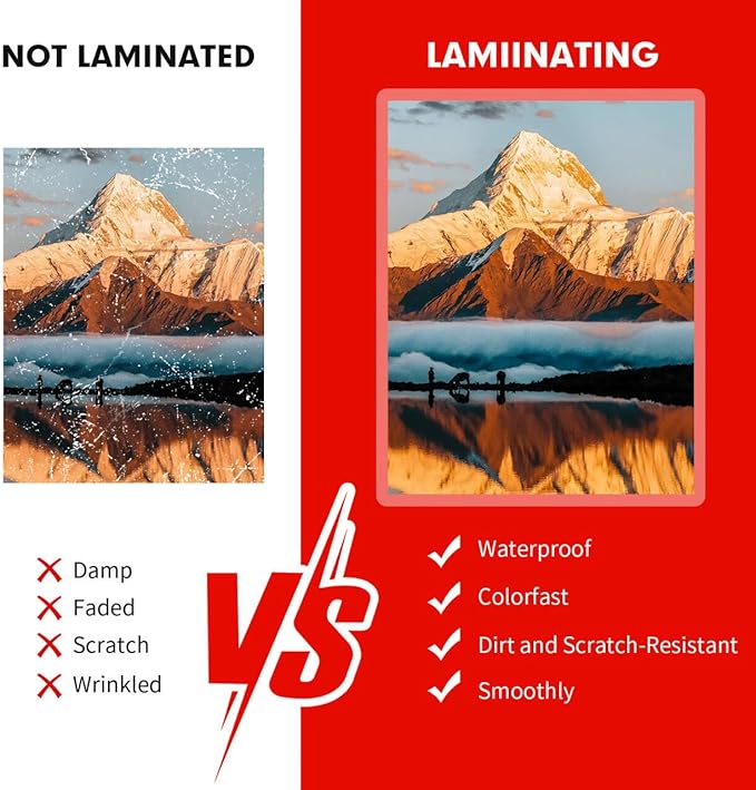 Laminating Sheets, 700 Pack Clear Thermal Laminating Plastic Paper Laminator Sheets, 9 x 11.5-Inch, 3mil, Ideal Office or School Supplies