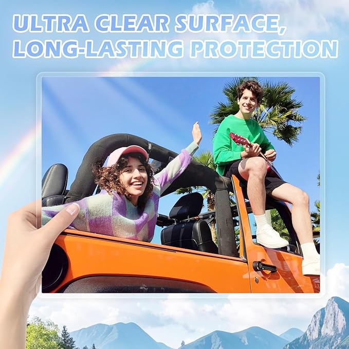 HOUYEE 150 Pack 5 Mil Thermal Laminating Sheets, Hold 8.5 x 11 Inch Sheets, Ultra Clear Laminating Pouches, 9 x 11.5 Inch Lamination Sheet Paper for Laminator, Letter Size, Office and School Supplies