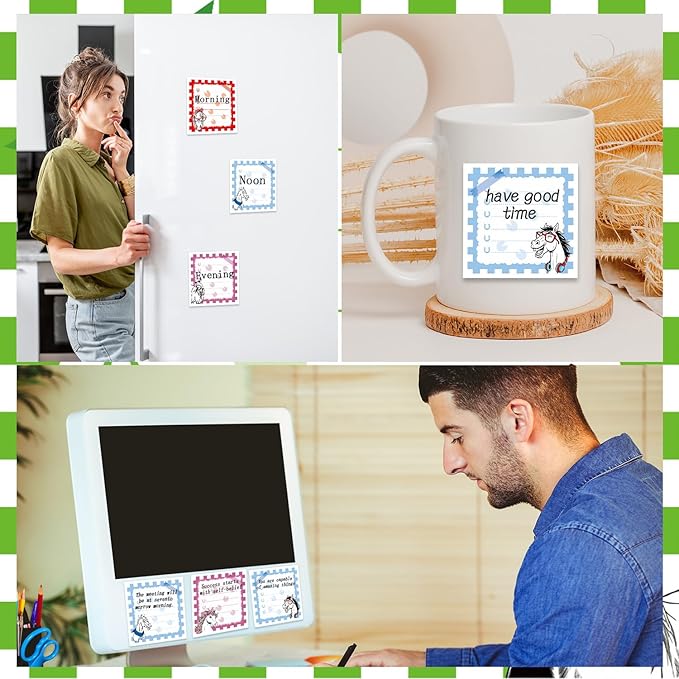 Funny Sticky Notes Gifts - 9 Pack Fun Horse Notepads 3x3 Inches, Funny Horse Self-Adhesive Memo Pads, Office Study Supplies Work Gag Gift for Coworkers Friends (450 Sheets)