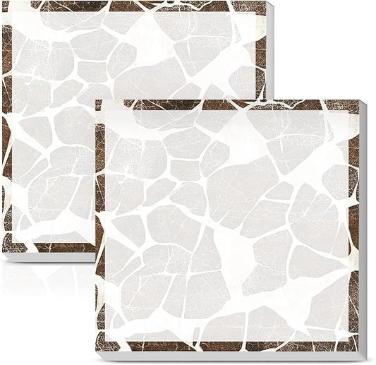 Sticky Notes 3x3 Inches, Cute Self-Stick Notes Bright Funny Sticky Note, Easy to Post for Home, Office, Notebook Cute Brown Cow Print