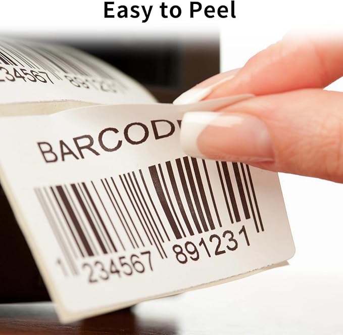 OausTect Thermal Labels 2.25 x 1.25 Barcode Labels Address Sticker, Self-Adhsive Shipping Labels, Compatible with Rollo/Zebra Thermal Label Printer (18 Rolls 1000 Labels/Roll)