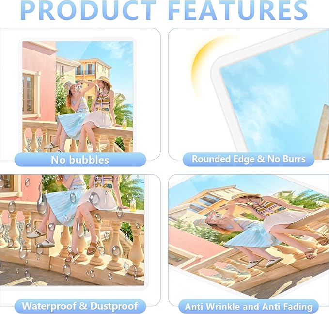 HOUYEE 200 Pack 5 Mil Thermal Laminating Sheets, Hold 8.5 x 11 Inch Sheets, Ultra Clear Laminating Pouches, 9 x 11.5 Inch Lamination Sheet Paper for Laminator, Letter Size, Office and School Supplies