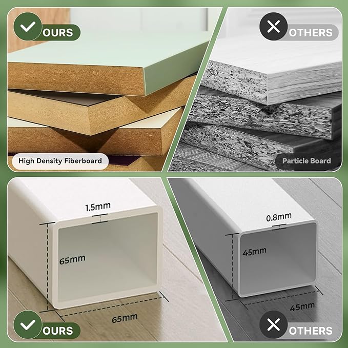 Rolling Laptop Desk, 180° Tiltable Mobile Standing Desk Height Adjustable, Overbed Bedside Table, 32inch Portable Computer Desk with Lockable Wheels, Foldable Cart for Home Office, White