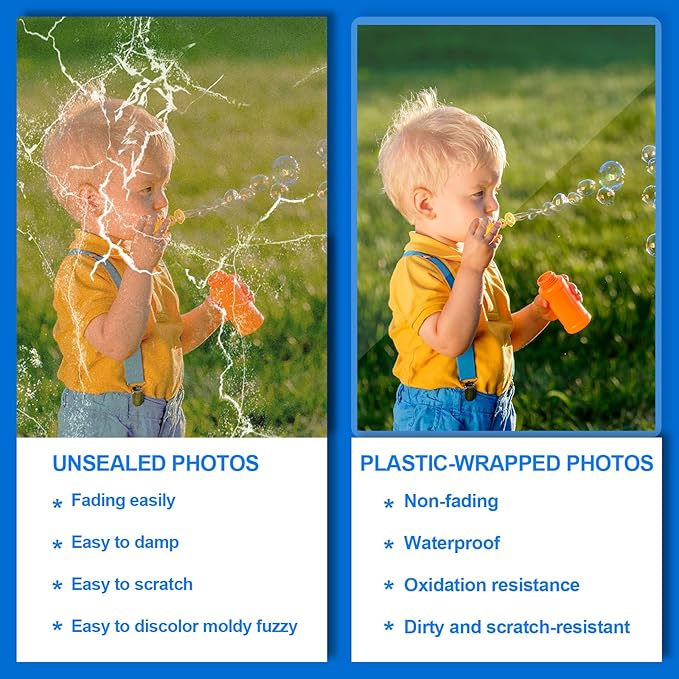 HERKKA 300 Pack Laminating Sheets, Holds 8.5 x 11 Inch Sheets, 5 Mil Clear Thermal Laminating Pouches 9 x 11.5 Inch Lamination Sheet Paper for Laminator, Round Corner Letter Size