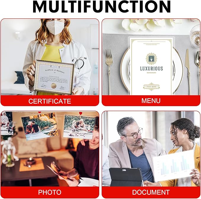 Laminating Sheets, 700 Pack Clear Thermal Laminating Plastic Paper Laminator Sheets, 9 x 11.5-Inch, 3mil, Ideal Office or School Supplies