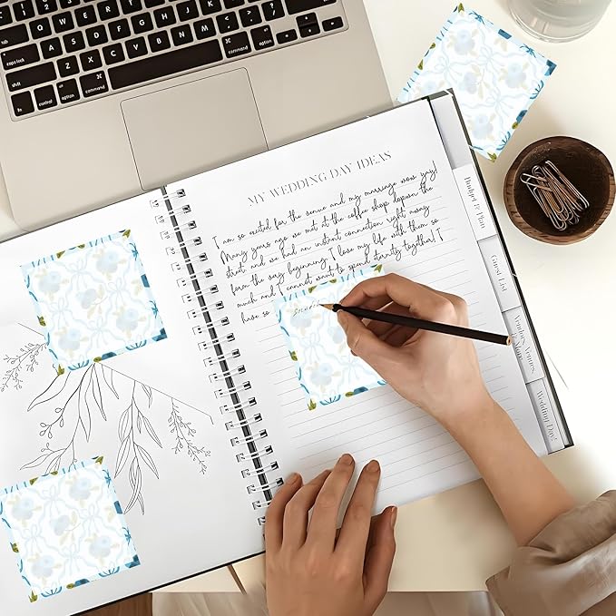 Sticky Notes 3x3 Inches, Cute Self-Stick Notes Bright Funny Sticky Note, Easy to Post for Home, Office, Notebook Cute Blueberry